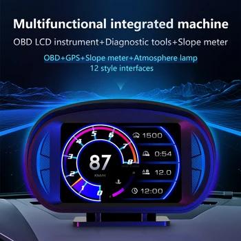 Pro Nissan Quest Sylphy Tiida Versa Poznámka Hlídka Pathfinder Armada Auto OBD2, GPS, USB HUD Head Up Display čelní Sklo Projektor