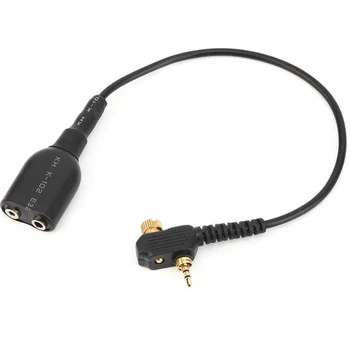 Walkie Talkie Audio Adaptér Kabel Pro Motorola MTH800 MTH850 MTP850 MTS850 Pro UV-5R K 2 Kolíky Headset