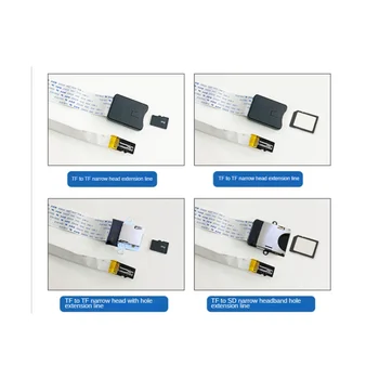 Micro-SD Kartu Rozšíření Navigační Kamery TF Karty Tester Monitoruje SD TF Narrowhead Design pro Vnější Konverze,B
