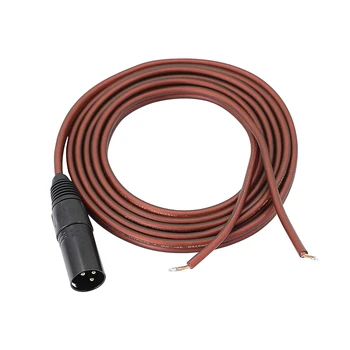 XLR kabel Reproduktoru Reproduktor Holé Kabel XLR, Zástrčka, Pozlacený XLR 3-Pin Samec Konektor Náhradní Audio Kabel, Otevřené Konce
