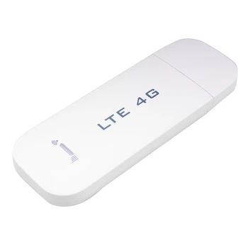 4G WiFi Router USB Dongle Bezdrátový Modem 100Mbps s SIM Card Slot Pocket, Mobilní WiFi pro Auto Wireless Hotspot
