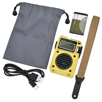 Hanrongda Rlz-701 Portable Full-Band, Digitální Rádio, Subwoofer Kvalitu Zvuku, Bluetooth, TF Karty, Digitální Displej Rádia