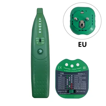 O50 Automatický Jistič Finder Pojistka Zásuvky Tester EU NÁM 220V 110V Specifikace S Baterkou Obvod Spínače Tester