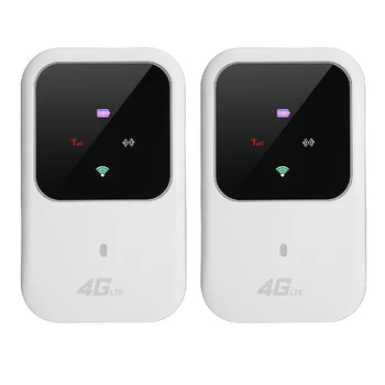 2X Přenosný 4G LTE WI-fi Router 150Mbps Mobilní Širokopásmové připojení Hotspot SIM Unlocked Wifi Modem 2.4 G Wireless Router