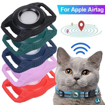 Pro Apple Airtags Držák Pouzdro Klíčenka Klíče Kroužek Ochranný Kryt Pro Vzduch Tag Kočka Pes Tracker Lokátor Zařízení GPS, Pouzdro Protector